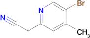 2-(5-Bromo-4-methylpyridin-2-yl)acetonitrile