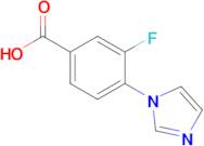 3-Fluoro-4-(1h-imidazol-1-yl)benzoic acid