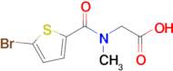 2-[1-(5-bromothiophen-2-yl)-n-methylformamido]acetic acid