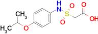 2-{[4-(propan-2-yloxy)phenyl]sulfamoyl}acetic acid