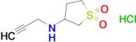 3-[(prop-2-yn-1-yl)amino]-1lambda6-thiolane-1,1-dione hydrochloride
