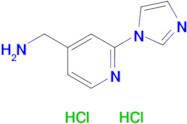 1-[2-(1h-imidazol-1-yl)pyridin-4-yl]methanamine dihydrochloride
