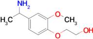 2-[4-(1-aminoethyl)-2-methoxyphenoxy]ethan-1-ol