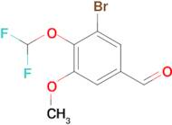 3-Bromo-4-(difluoromethoxy)-5-methoxybenzaldehyde