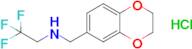 (2,3-Dihydro-1,4-benzodioxin-6-ylmethyl)(2,2,2-trifluoroethyl)amine hydrochloride