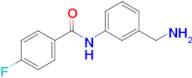 n-[3-(aminomethyl)phenyl]-4-fluorobenzamide