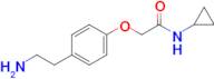 2-[4-(2-aminoethyl)phenoxy]-n-cyclopropylacetamide