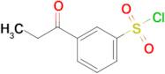 3-Propanoylbenzene-1-sulfonyl chloride