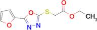 Ethyl 2-{[5-(furan-2-yl)-1,3,4-oxadiazol-2-yl]sulfanyl}acetate