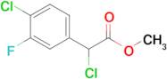 Methyl 2-chloro-2-(4-chloro-3-fluorophenyl)acetate