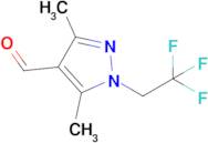 3,5-Dimethyl-1-(2,2,2-trifluoroethyl)-1h-pyrazole-4-carbaldehyde