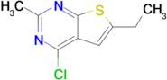 4-Chloro-6-ethyl-2-methylthieno[2,3-d]pyrimidine