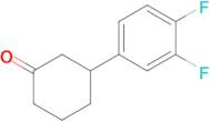 3-(3,4-Difluorophenyl)cyclohexan-1-one