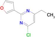 4-Chloro-6-ethyl-2-(furan-3-yl)pyrimidine