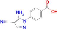 4-(5-Amino-4-cyano-1h-pyrazol-1-yl)benzoic acid