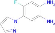 4-Fluoro-5-(1h-pyrazol-1-yl)benzene-1,2-diamine