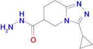 3-Cyclopropyl-5h,6h,7h,8h-[1,2,4]triazolo[4,3-a]pyridine-6-carbohydrazide