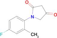 1-(4-Fluoro-2-methylphenyl)pyrrolidine-2,4-dione