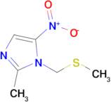 2-Methyl-1-[(methylsulfanyl)methyl]-5-nitro-1h-imidazole