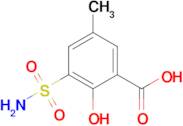 2-Hydroxy-5-methyl-3-sulfamoylbenzoic acid