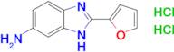 2-(furan-2-yl)-1H-1,3-benzodiazol-6-amine dihydrochloride