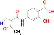 2-Hydroxy-4-(5-methyl-1,2-oxazole-4-amido)benzoic acid