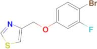 4-[(4-bromo-3-fluorophenoxy)methyl]-1,3-thiazole