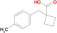 1-[(4-methylphenyl)methyl]cyclobutane-1-carboxylic acid