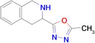 3-(5-Methyl-1,3,4-oxadiazol-2-yl)-1,2,3,4-tetrahydroisoquinoline