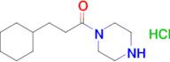 3-Cyclohexyl-1-(piperazin-1-yl)propan-1-one hydrochloride