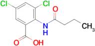 2-Butanamido-3,5-dichlorobenzoic acid