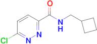 6-Chloro-n-(cyclobutylmethyl)pyridazine-3-carboxamide