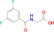 2-[(3,5-difluorophenyl)formamido]acetic acid