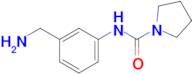 n-[3-(aminomethyl)phenyl]pyrrolidine-1-carboxamide