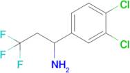 1-(3,4-Dichlorophenyl)-3,3,3-trifluoropropan-1-amine