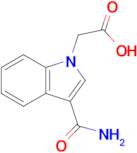 2-(3-Carbamoyl-1h-indol-1-yl)acetic acid