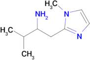3-Methyl-1-(1-methyl-1h-imidazol-2-yl)butan-2-amine