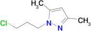 1-(3-Chloropropyl)-3,5-dimethyl-1h-pyrazole