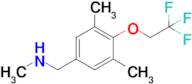 {[3,5-dimethyl-4-(2,2,2-trifluoroethoxy)phenyl]methyl}(methyl)amine