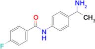 n-[4-(1-aminoethyl)phenyl]-4-fluorobenzamide