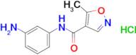 n-(3-Aminophenyl)-5-methyl-1,2-oxazole-4-carboxamide hydrochloride