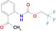 2,2,2-Trifluoroethyl n-(2-acetylphenyl)carbamate