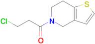 3-Chloro-1-{4h,5h,6h,7h-thieno[3,2-c]pyridin-5-yl}propan-1-one