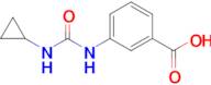 3-[(cyclopropylcarbamoyl)amino]benzoic acid