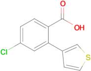 4-Chloro-2-(thiophen-3-yl)benzoic acid