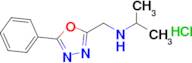 [(5-phenyl-1,3,4-oxadiazol-2-yl)methyl](propan-2-yl)amine hydrochloride