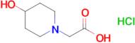 2-(4-Hydroxypiperidin-1-yl)acetic acid hydrochloride