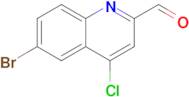 6-Bromo-4-chloroquinoline-2-carbaldehyde