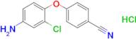 4-(4-Amino-2-chlorophenoxy)benzonitrile hydrochloride