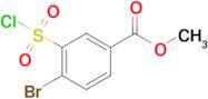 Methyl 4-bromo-3-(chlorosulfonyl)benzoate